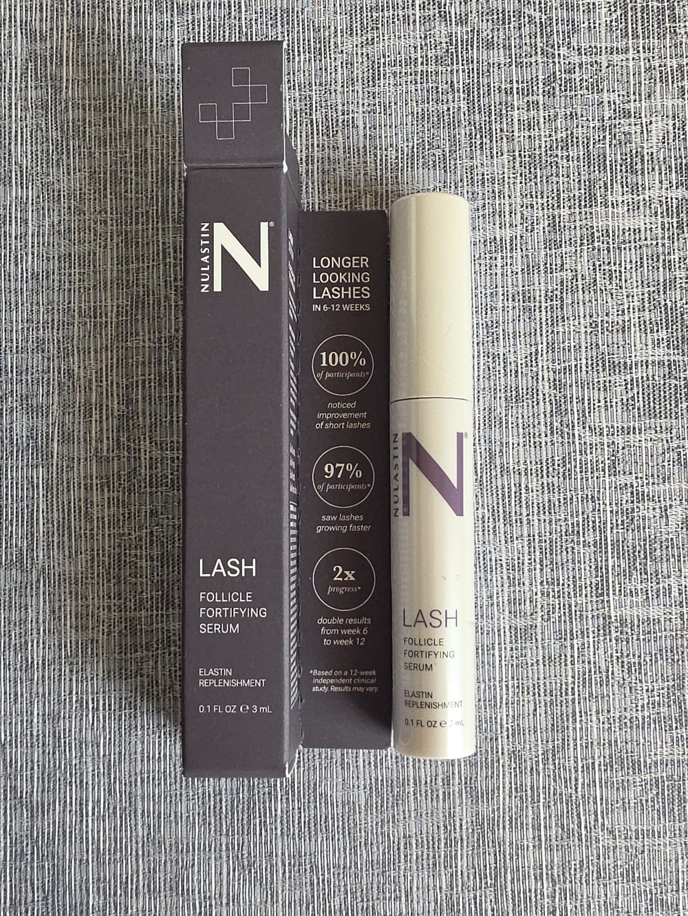 New Nulastin Lash Follicle Fortifying Serum 0.1 Fl Oz/ 3mL